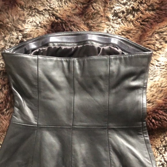 Perfect sexy genuine soft leather dress - Picture 3 of 6